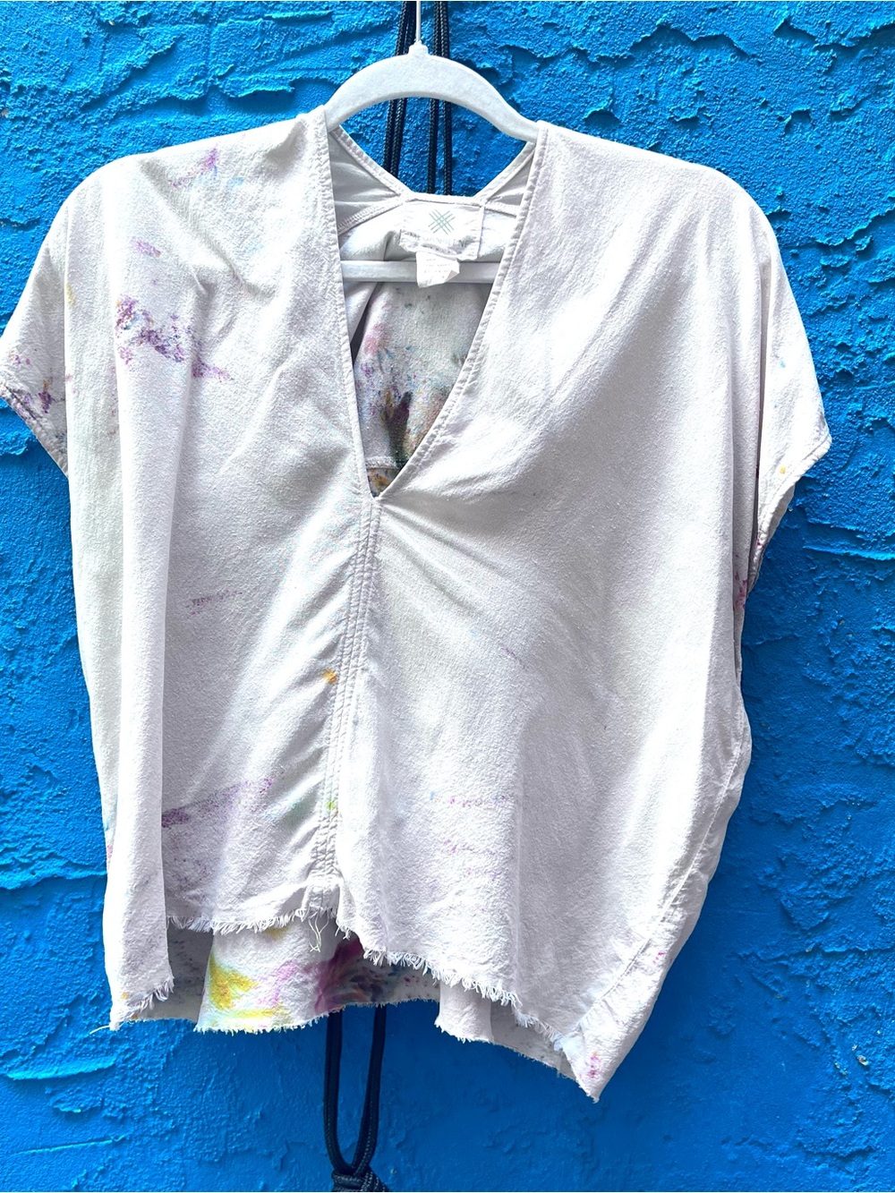 Megan-Ilene Hand-Dyed Zero-Waste Silk Market Top - Artisan One-of-a-Kind